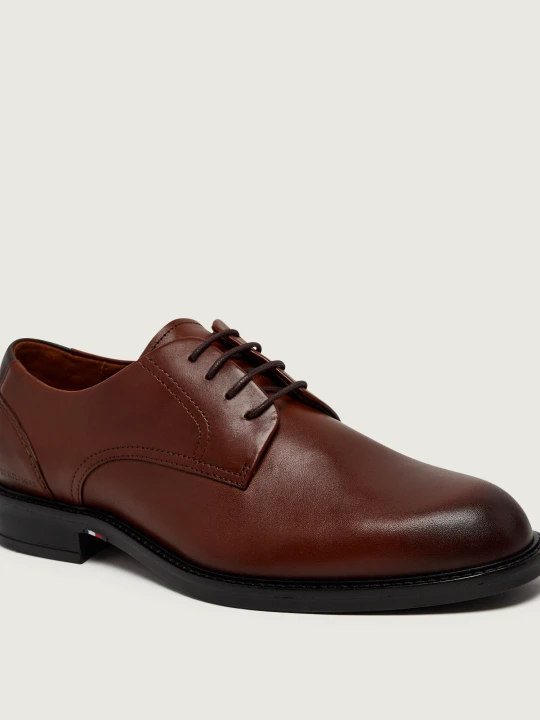Zdjęcie produktu Tommy Hilfiger Skórzane derby Corporate brązowy