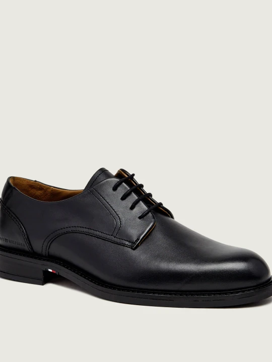 Zdjęcie produktu Tommy Hilfiger Skórzane derby Corporate czarny