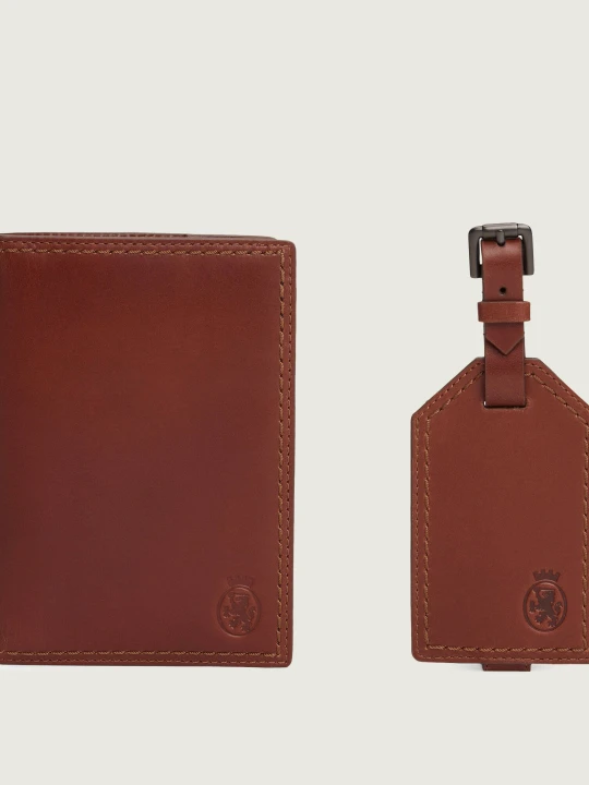 Zdjęcie produktu Tommy Hilfiger Skórzane etui na dokumenty brązowy