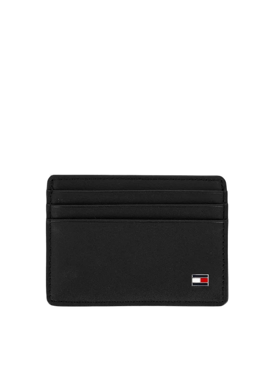 Zdjęcie produktu Tommy Hilfiger Skórzane etui na karty Eton czarny