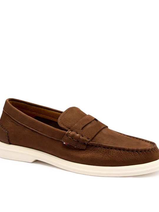 Zdjęcie produktu Tommy Hilfiger Skórzane loafersy brązowy
