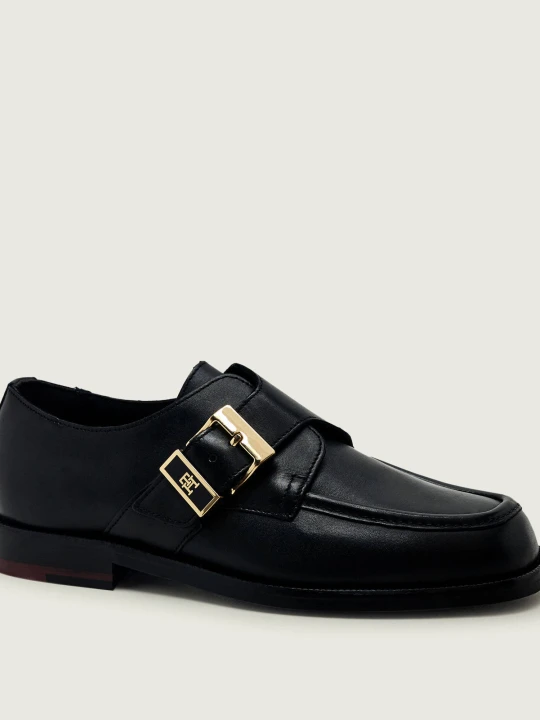 Zdjęcie produktu Tommy Hilfiger Skórzane loafersy czarny