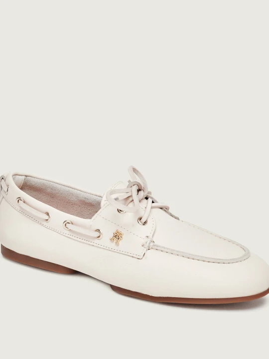 Zdjęcie produktu Tommy Hilfiger Skórzane mokasyny ecru