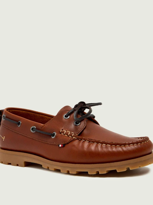 Zdjęcie produktu Tommy Hilfiger Skórzane mokasyny brązowy