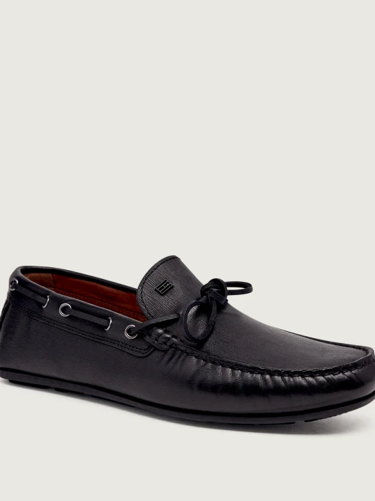 Zdjęcie produktu Tommy Hilfiger Skórzane mokasyny czarny