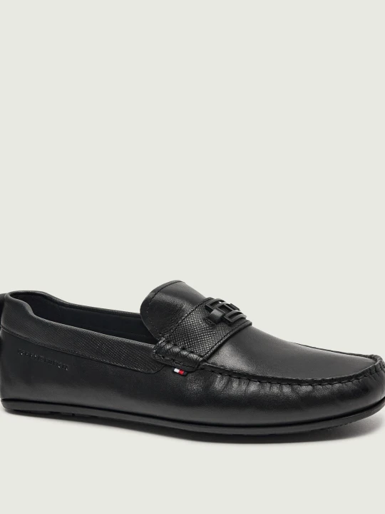 Zdjęcie produktu Tommy Hilfiger Skórzane mokasyny DRIVER czarny