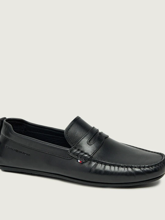 Zdjęcie produktu Tommy Hilfiger Skórzane mokasyny Driver czarny