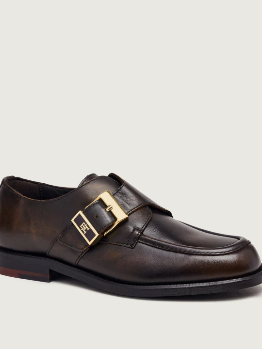 Zdjęcie produktu Tommy Hilfiger Skórzane loafersy brązowy