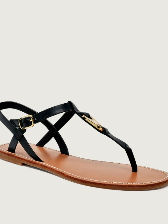 Zdjęcie produktu Tommy Hilfiger Skórzane sandały czarny