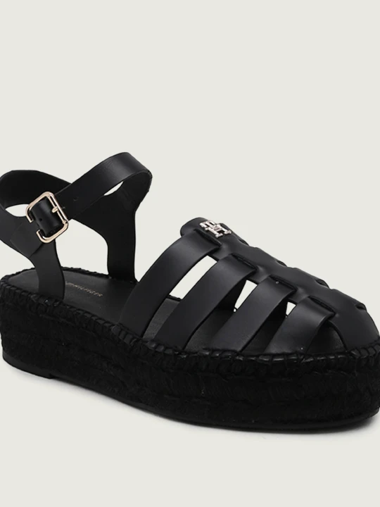 Zdjęcie produktu Tommy Hilfiger Skórzane sandały czarny