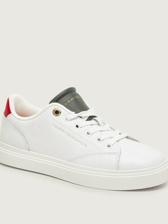 Zdjęcie produktu Tommy Hilfiger Skórzane sneakersy biały