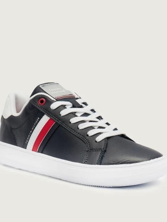 Zdjęcie produktu Tommy Hilfiger Skórzane sneakersy granatowy