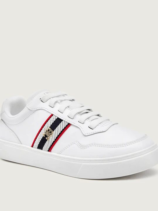 Zdjęcie produktu Tommy Hilfiger Skórzane sneakersy biały