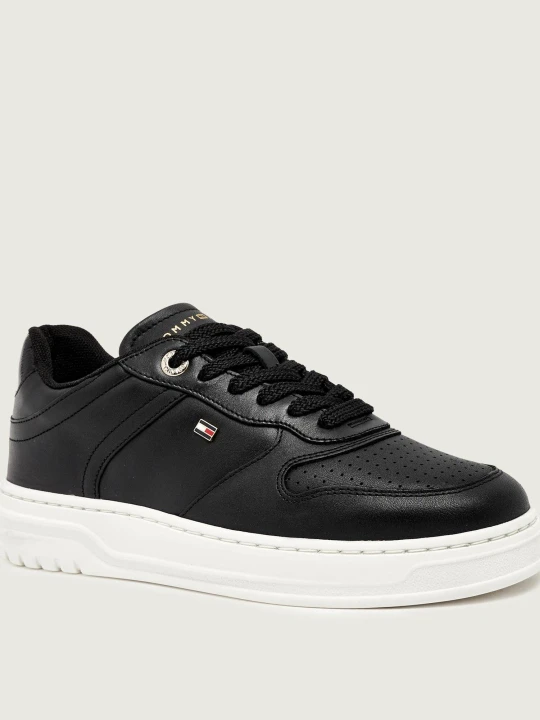 Zdjęcie produktu Tommy Hilfiger Skórzane sneakersy czarny