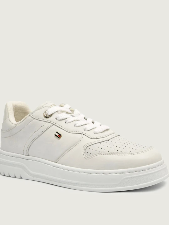 Zdjęcie produktu Tommy Hilfiger Skórzane sneakersy biały