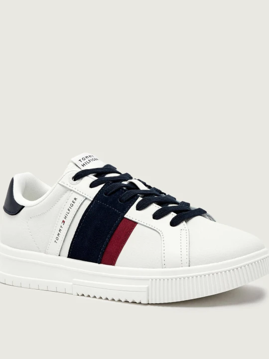 Zdjęcie produktu Tommy Hilfiger Skórzane sneakersy biały