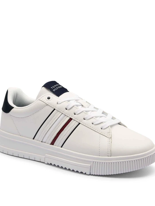 Zdjęcie produktu Tommy Hilfiger Skórzane sneakersy biały