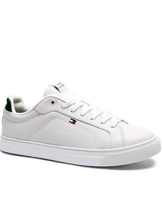 Zdjęcie produktu Tommy Hilfiger Skórzane sneakersy biały