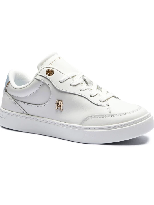 Zdjęcie produktu Tommy Hilfiger Skórzane sneakersy biały