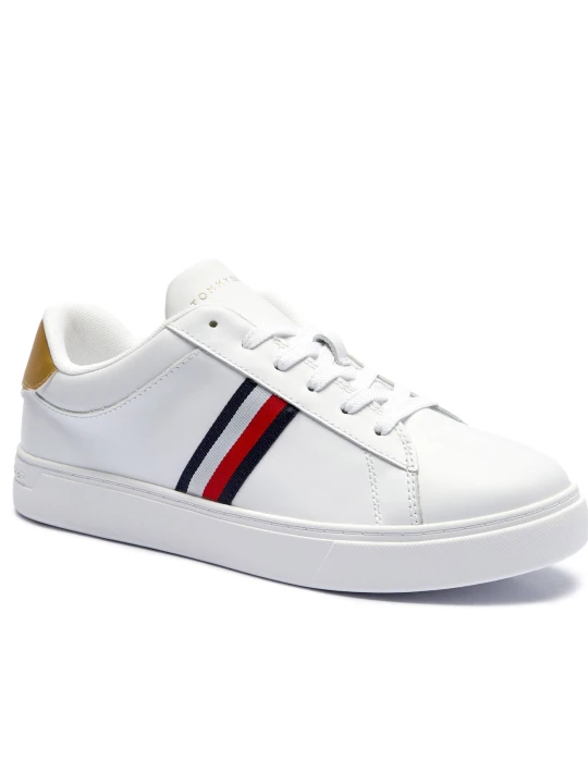 Zdjęcie produktu Tommy Hilfiger Skórzane sneakersy biały