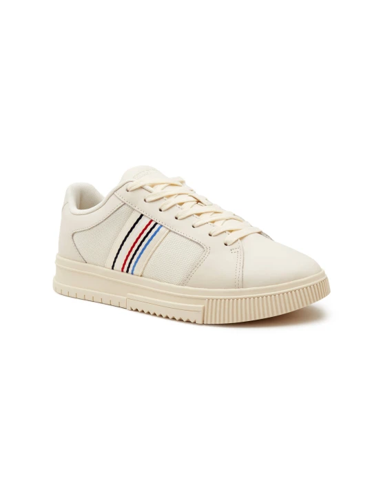 Zdjęcie produktu Tommy Hilfiger Skórzane sneakersy ecru