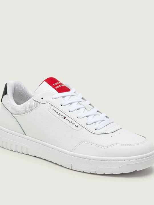 Zdjęcie produktu Tommy Hilfiger Skórzane sneakersy BASKET CORE LITE LTH biały
