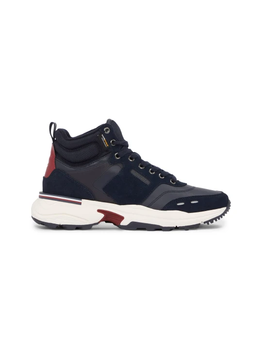 Zdjęcie produktu Tommy Hilfiger Skórzane sneakersy Cordura granatowy