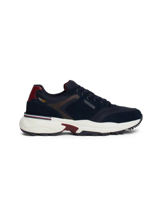 Zdjęcie produktu Tommy Hilfiger Skórzane sneakersy CORDURA granatowy