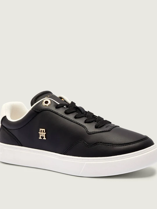 Zdjęcie produktu Tommy Hilfiger Skórzane sneakersy ESSENTIAL czarny