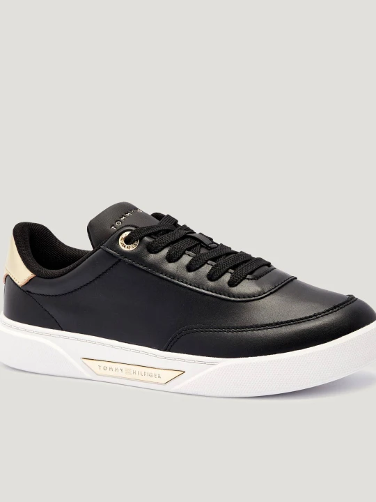 Zdjęcie produktu Tommy Hilfiger Skórzane sneakersy Essential czarny