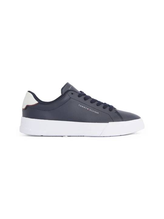 Zdjęcie produktu Tommy Hilfiger Skórzane sneakersy granatowy