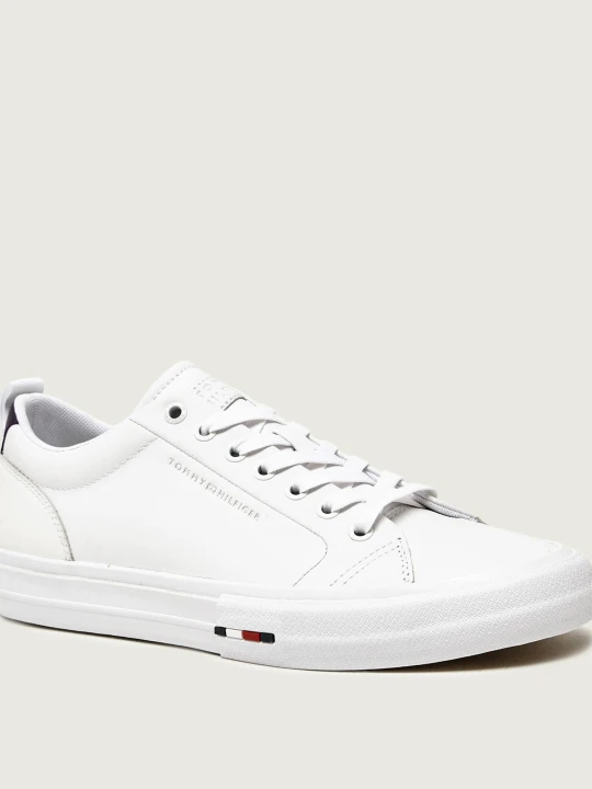 Zdjęcie produktu Tommy Hilfiger Skórzane sneakersy HARLEM biały