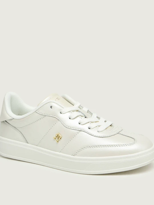 Zdjęcie produktu Tommy Hilfiger Skórzane sneakersy HERITAGE ecru