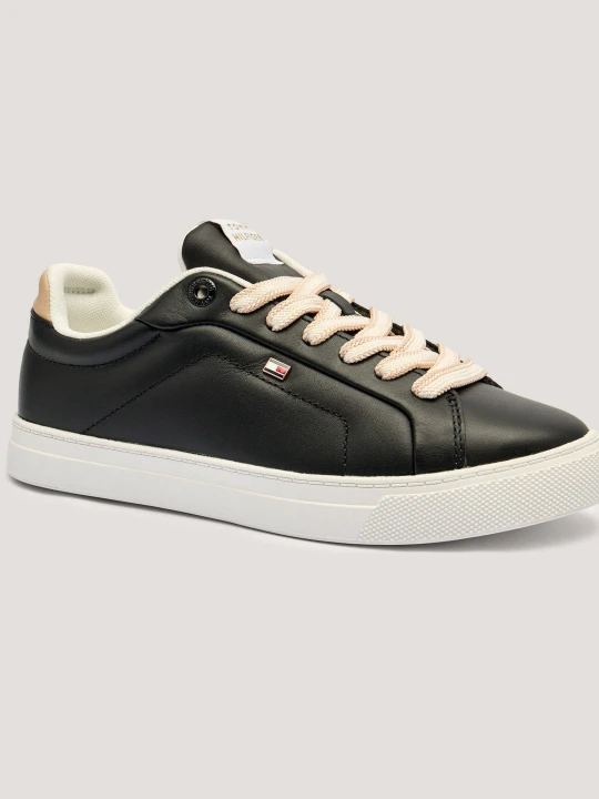 Zdjęcie produktu Tommy Hilfiger Skórzane sneakersy ICON COURT czarny