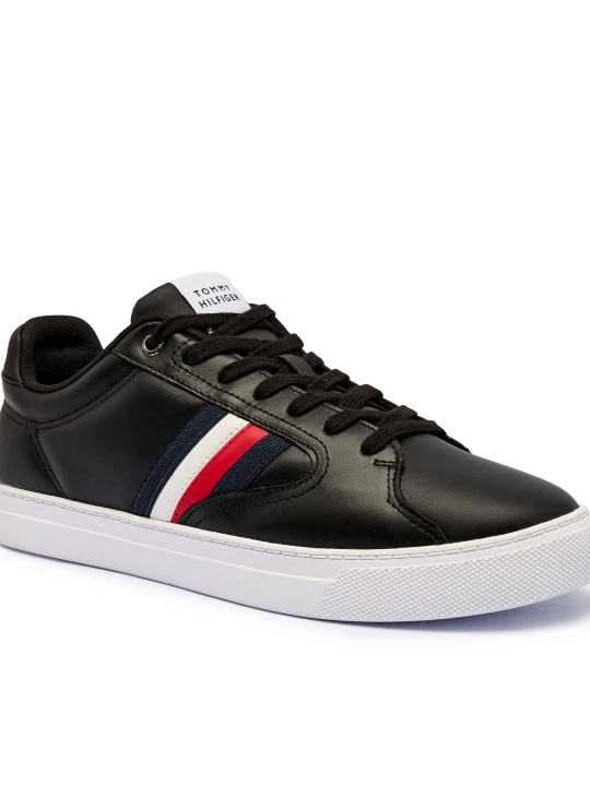 Zdjęcie produktu Tommy Hilfiger Skórzane sneakersy ICON COURT czarny