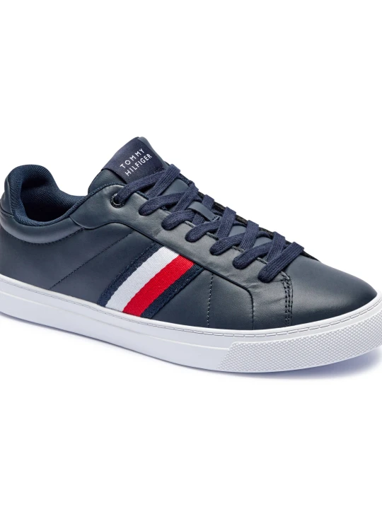 Zdjęcie produktu Tommy Hilfiger Skórzane sneakersy ICON COURT granatowy