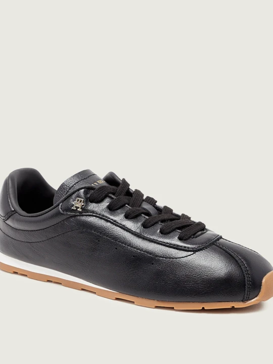 Zdjęcie produktu Tommy Hilfiger Skórzane sneakersy LOW PROFILE RUNNER czarny