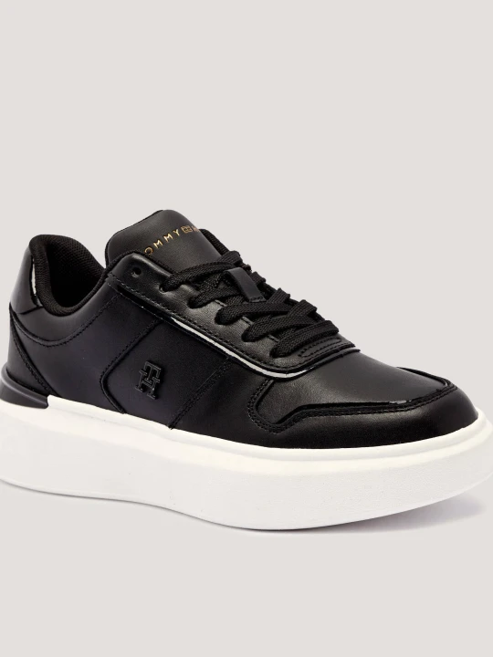 Zdjęcie produktu Tommy Hilfiger Skórzane sneakersy Patent czarny