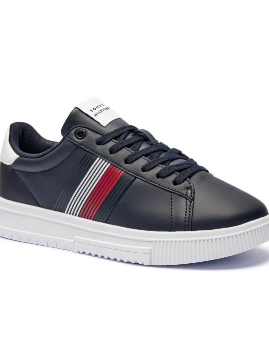 Zdjęcie produktu Tommy Hilfiger Skórzane sneakersy SUPERCUP granatowy