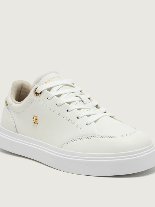Zdjęcie produktu Tommy Hilfiger Skórzane sneakersy TH CHIC biały