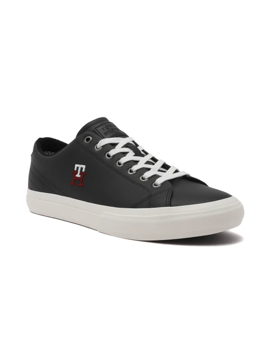 Zdjęcie produktu Tommy Hilfiger Skórzane sneakersy TH HI VULC STREET LOW LEATHER granatowy