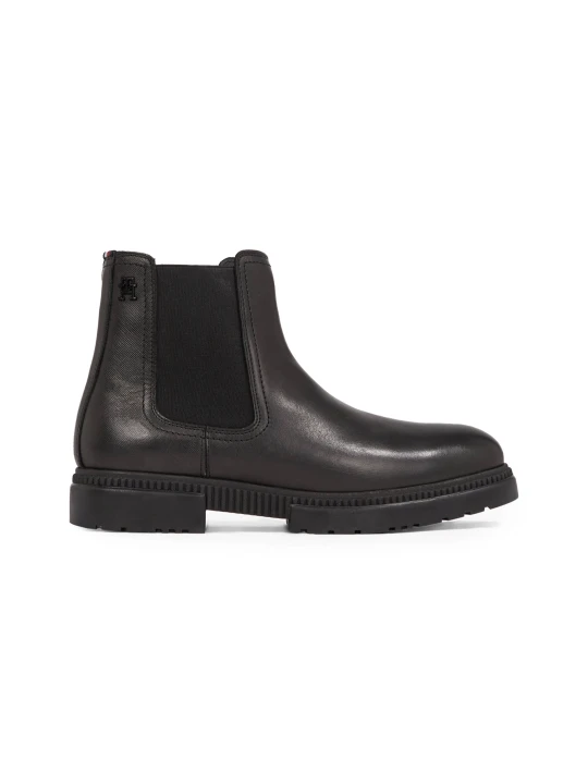 Zdjęcie produktu Tommy Hilfiger Skórzane sztyblety COMFORT czarny