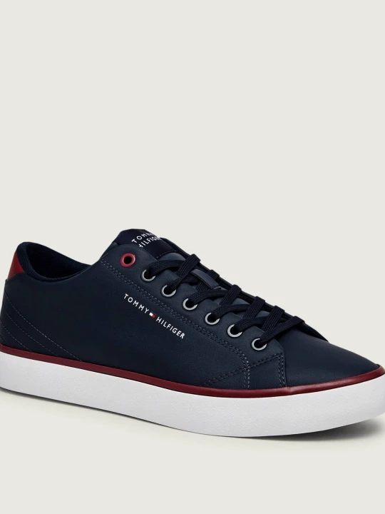 Zdjęcie produktu Tommy Hilfiger Skórzane tenisówki granatowy