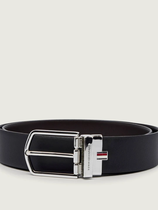 Zdjęcie produktu Tommy Hilfiger Skórzany dwustronny pasek BUSINESS LUX czarny