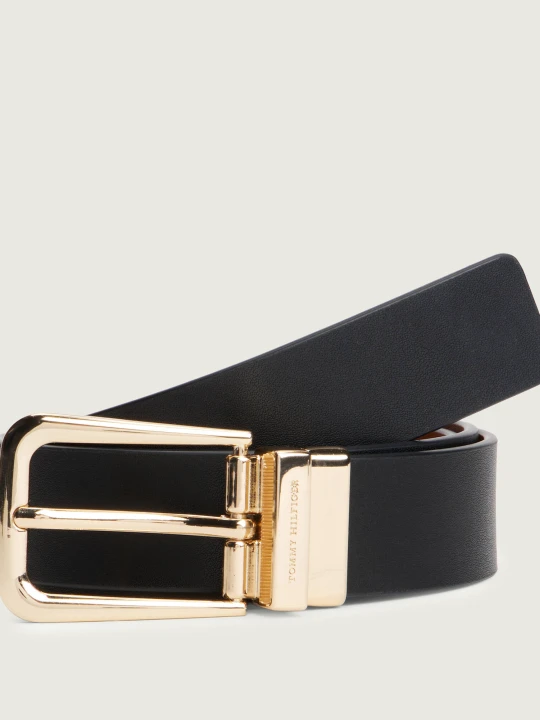 Zdjęcie produktu Tommy Hilfiger Skórzany dwustronny pasek LIBRE 3.0 REV czarny