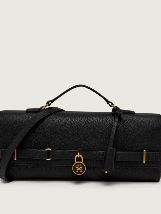Zdjęcie produktu Tommy Hilfiger Skórzany kuferek American Icon czarny