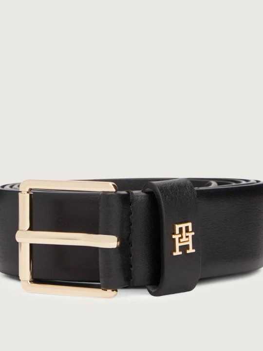 Zdjęcie produktu Tommy Hilfiger Skórzany pasek czarny