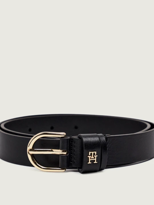 Zdjęcie produktu Tommy Hilfiger Skórzany pasek czarny