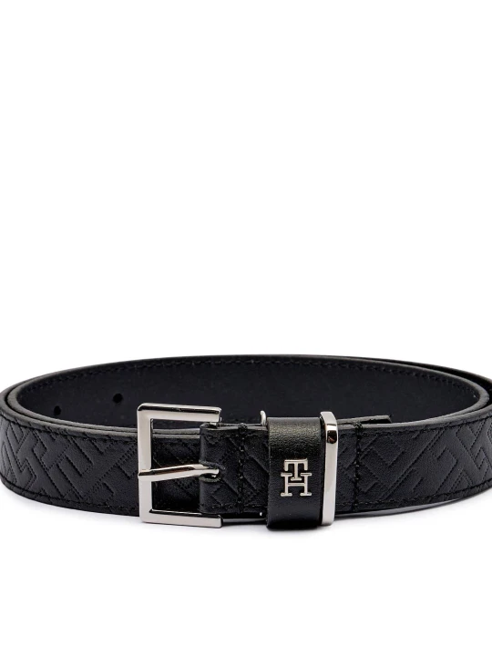 Zdjęcie produktu Tommy Hilfiger Skórzany pasek czarny