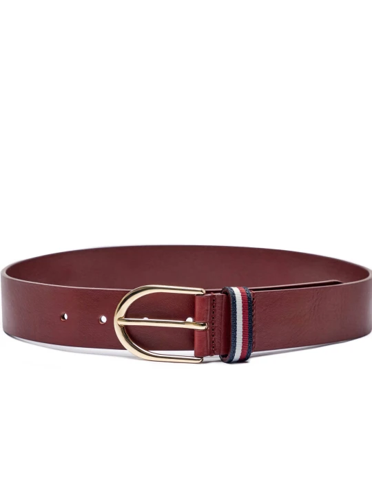 Zdjęcie produktu Tommy Hilfiger Skórzany pasek brązowy